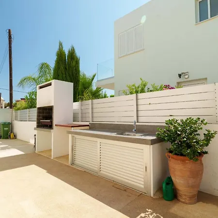 Geo Panoramic Konnos - Pool, Game Room, Gym 빌라 프로타라스