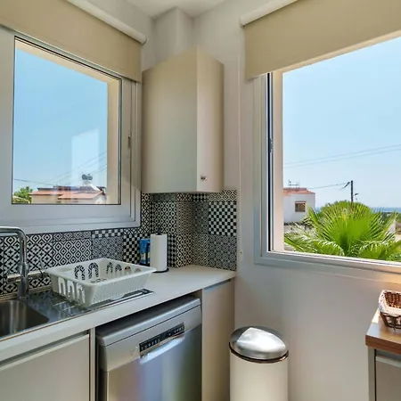 Geo Panoramic Konnos - Pool, Game Room, Gym 普罗塔拉斯