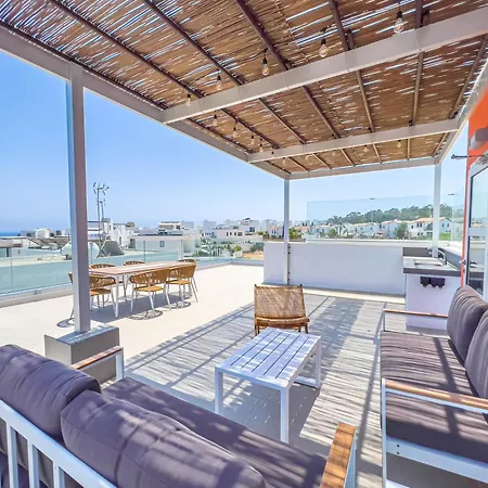 Geo Panoramic Konnos - Pool, Game Room, Gym Villa *